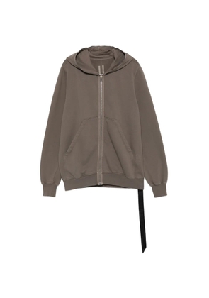 Rick Owens DRKSHDW zip-up hoodie - Grey