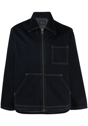 Levi's contrast-stitching zip-up jeans jacket - Blue