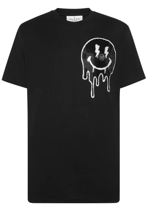 Philipp Plein Smile rhinestone-embellished T-shirt - Black