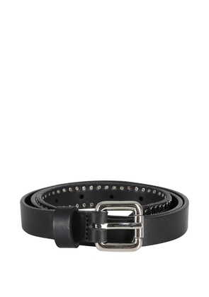 Tela Rick studded buckle belt - Black