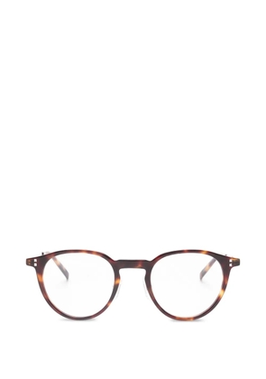 Dunhill round-frame glasses - Brown