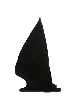 Rick Owens sculpted open-toe leather boots - Black