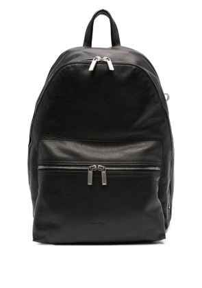 Rick Owens leather backpack - Black
