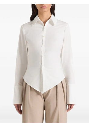 Manière De Voir Sonia sculpted angular shirt - White