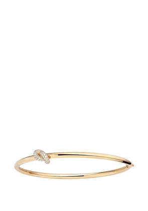 Engelbert knot diamond bangle bracelet - Gold