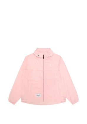 AAPE BY *A BATHING APE® logo-detail hooded jacket - Pink
