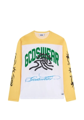 GCDS Sunset long-sleeve T-shirt - White