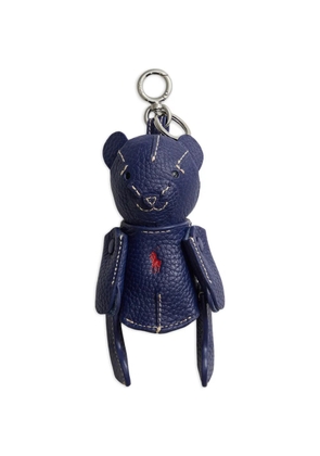 Polo Ralph Lauren Polo Bear leather bag charm - Blue