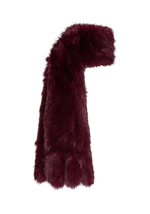 ROTATE BIRGER CHRISTENSEN faux-fur scarf - Red
