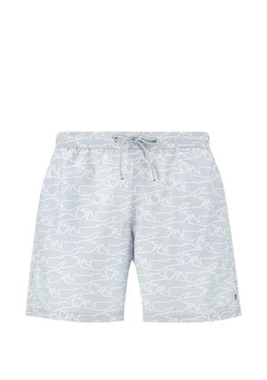 Paul & Shark Sharks Waves print swimwear - Blue