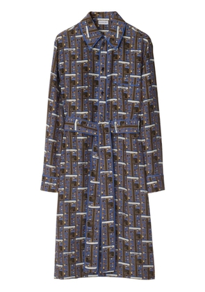 Burberry silk dress - Blue