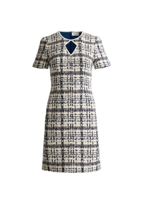 St. John tweed short sleeve mini dress - Neutrals