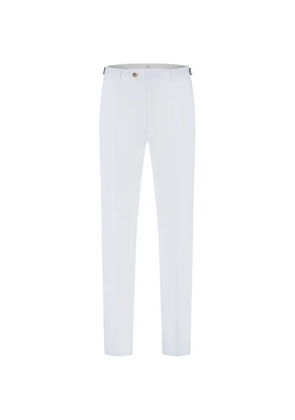 Berwich button fastening regular trousers - White