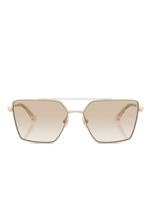 Jimmy Choo Eyewear square-frame sunglasses - Gold