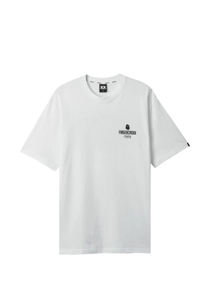 FINGERCROXX logo-print T-shirt - White