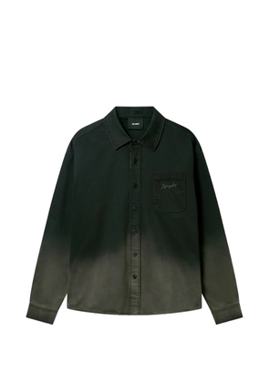 Axel Arigato Cal button embroidered shirt - Black