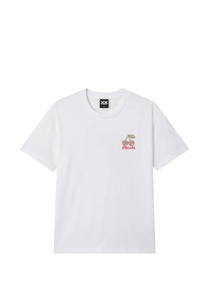 FINGERCROXX embroidered-detail T-shirt - White