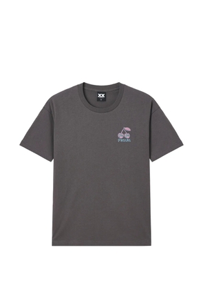 FINGERCROXX cherry-print T-shirt - Grey