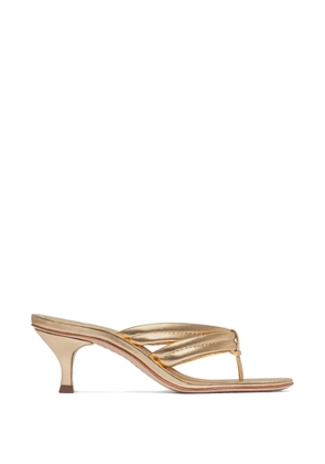 Bernardo Miami padded heeled sandals - Gold