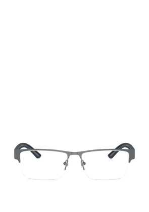 Emporio Armani rectangle-frame glasses - Grey