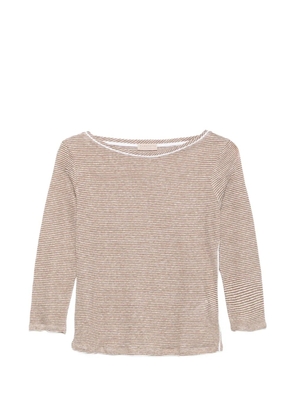 Purotatto striped top - Neutrals