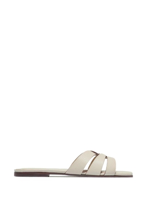 Bernardo Oxford woven flat sandals - Neutrals