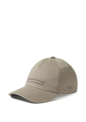 Zegna Oasi cotton baseball cap - Neutrals