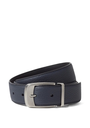 Zegna leather belt - Blue