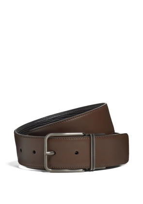 Zegna reversible leather belt - Brown