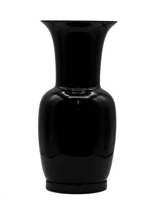 Venini Opalino glass vase (36cm) - Black
