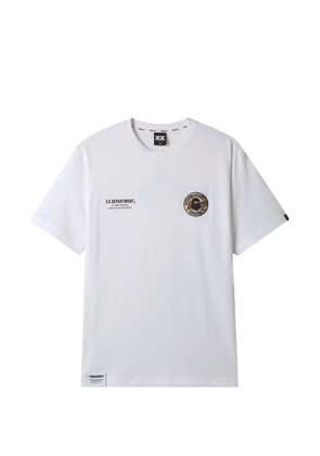 FINGERCROXX logo-appliqué T-shirt - White