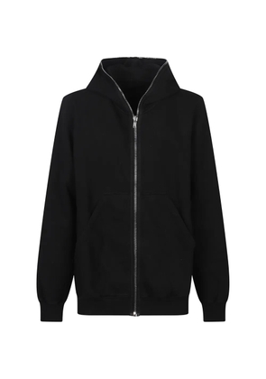 Rick Owens DRKSHDW zip hooded cotton sweatshirt - Black
