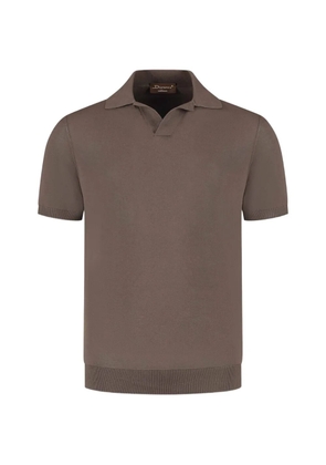 Doriani Cashmere knitted polo shirt - Brown
