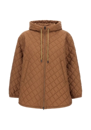 Herno hooded quilted coat - Brown