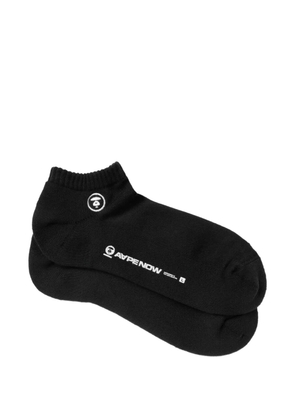 AAPE BY *A BATHING APE® logo socks - Black