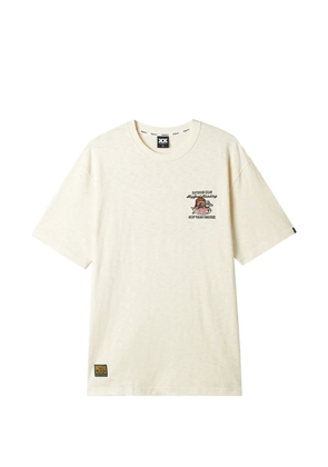 FINGERCROXX embroidery T-shirt - Neutrals