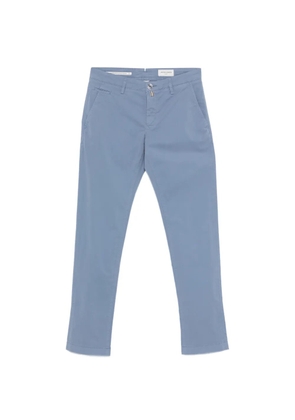 Jacob Cohën logo-patch trousers - Blue