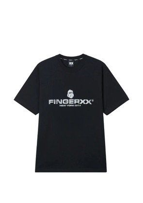 FINGERCROXX logo T-shirt - Black