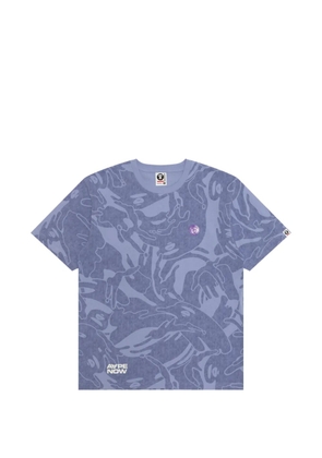 AAPE BY *A BATHING APE® all-over-print T-shirt - Blue