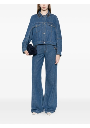 ERMANNO FIRENZE chest-pocket denim jacket - Blue