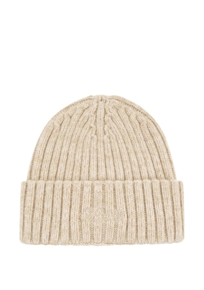 MC2 Saint Barth Wengen logo-embroidery beanie hat - Neutrals