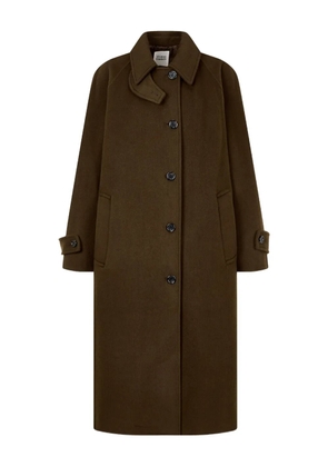 TOMBOY single-breasted coat - Brown