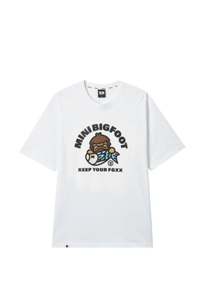 FINGERCROXX crew-neck T-shirt - White