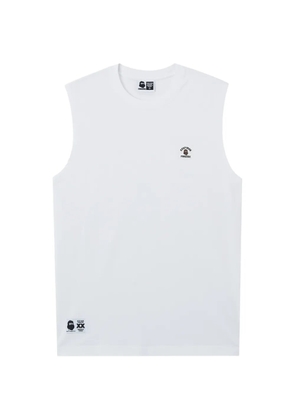 FINGERCROXX sleeveless appliqué tank top - White