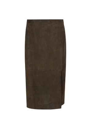 Enes suede skirt - Brown