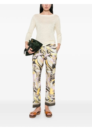 Purotatto long-sleeve yellow top