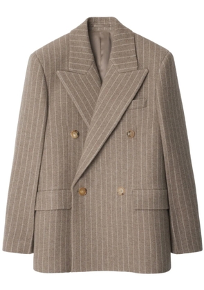 Burberry pinstriped blazer - Neutrals
