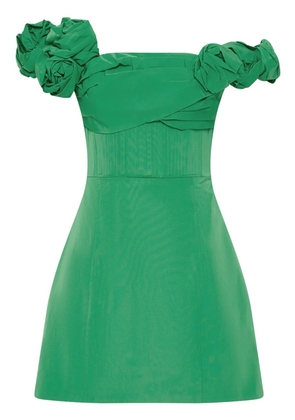 Rachel Gilbert Henley mini dress - Green
