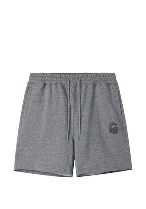 FINGERCROXX drawstring-fastening track shorts - Grey