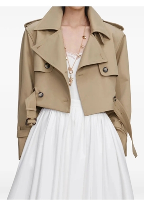 Self-Portrait button belted jacket - Neutrals